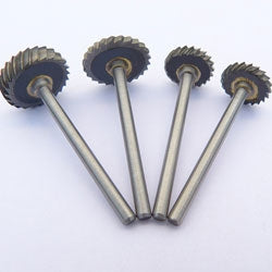 Power Carving Bits - Small Shaft - 3mm & 1/8" For Dremel Style Machines