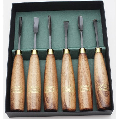 Bonsai & Wood Carving Gouges - 6 Piece Set - Made in GB!