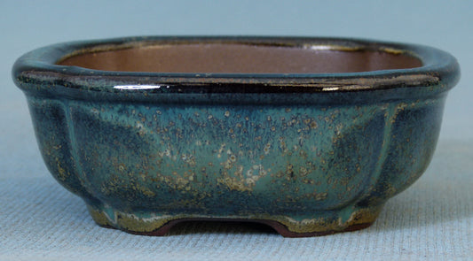 Top Quality Glazed Square Shohin Bonsai Pot - 4.5"