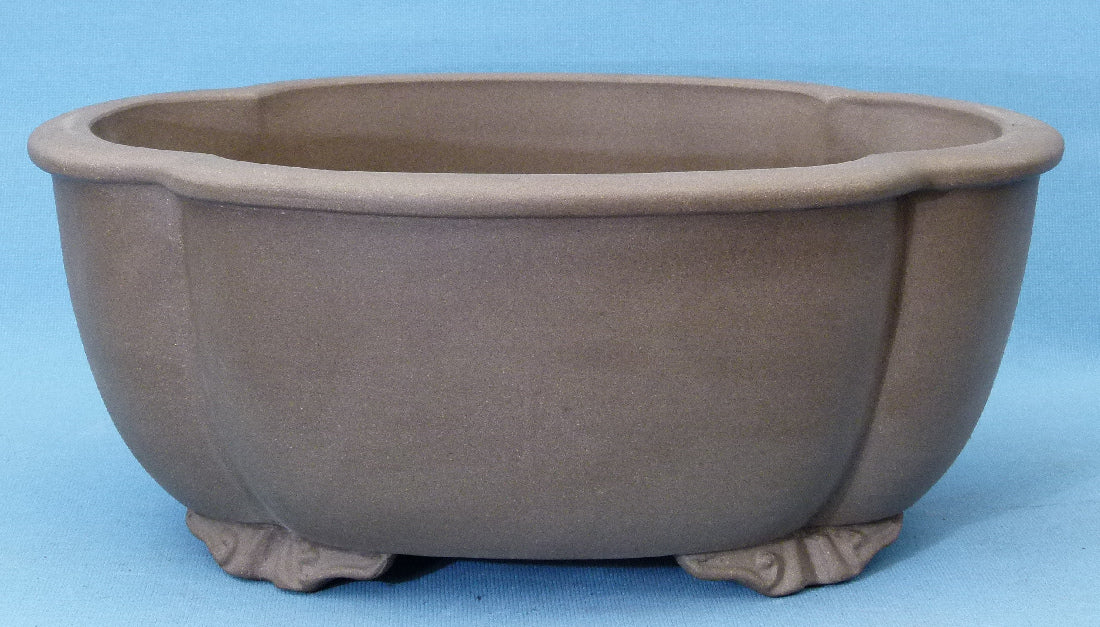 Deep Oval Unglazed Quality Bonsai Pot - 20"