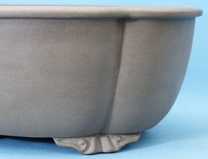 Deep Oval Unglazed Quality Bonsai Pot - 20"