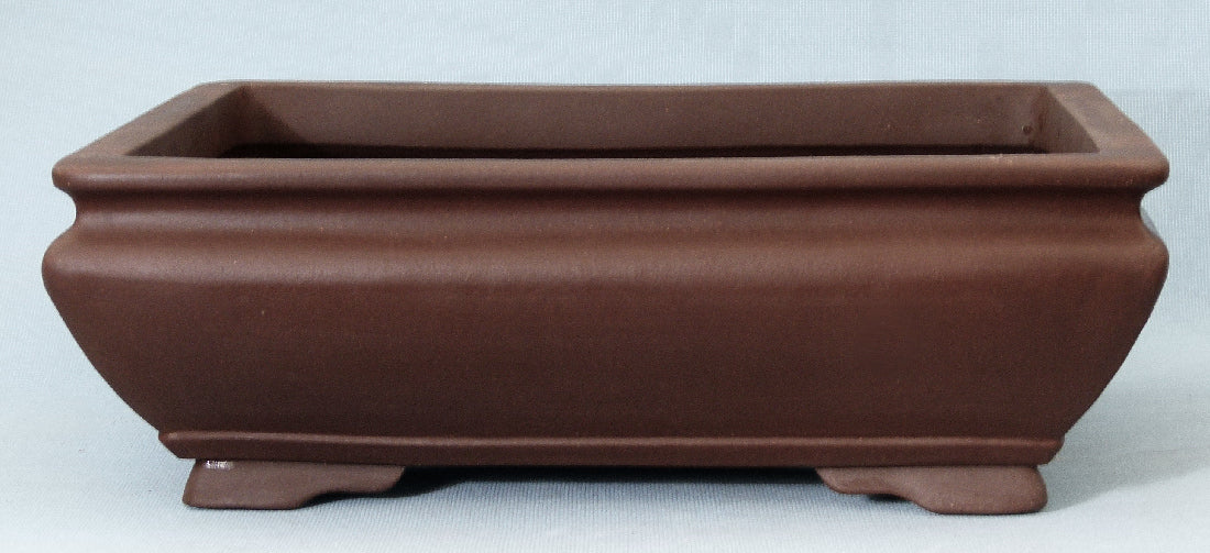 Deep Rectangular Unglazed Quality Bonsai Pot - 20"