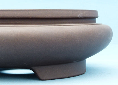 Round Unglazed Quality Bonsai Pot - 13"