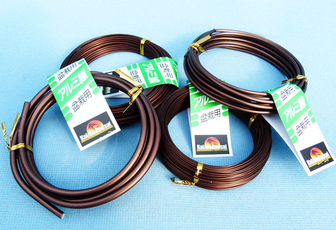 Bonsai Training Craft Wire - Brown Aluminium 100g Coils