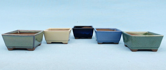 High Quality Japanese Glazed Miniature Bonsai Pot