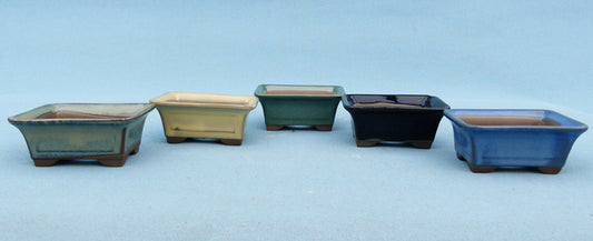 High Quality Japanese Glazed Miniature Bonsai Pot