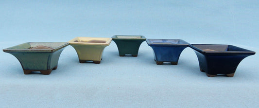 High Quality Japanese Glazed Miniature Bonsai Pot