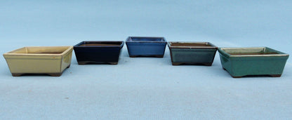 High Quality Japanese Glazed Miniature Bonsai Pot