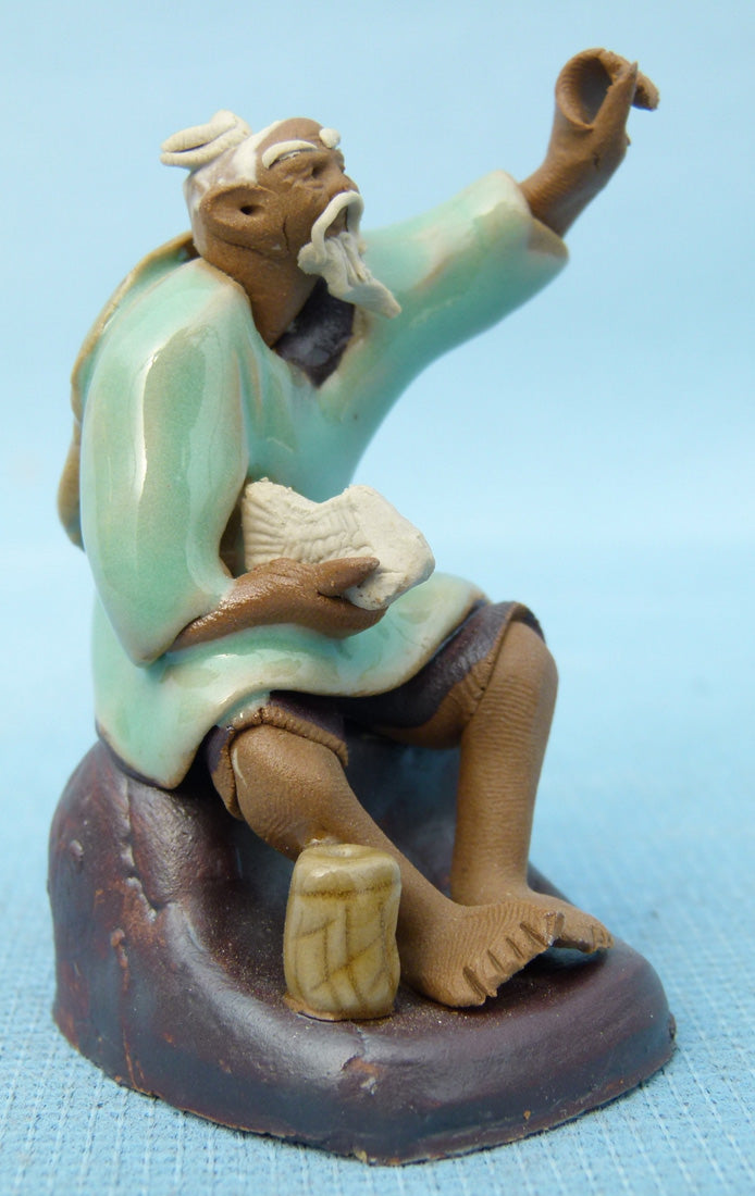 Fisherman - Traditional Chinese Shiwan Figure