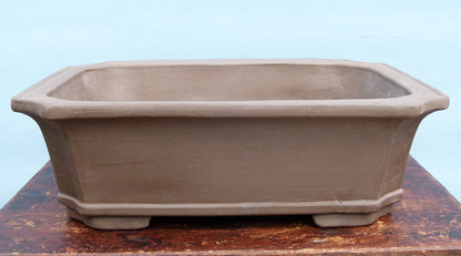 Bonsai Basics - Rectangular Unglazed Bonsai Pot - 19"