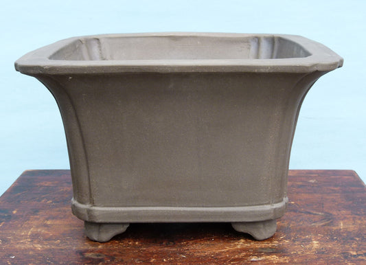 Bonsai Basics - Deep Square Unglazed Bonsai Pot - 16"