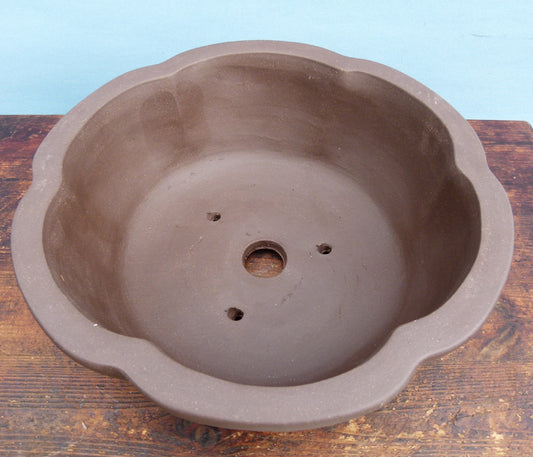 Bonsai Basics - Round Unglazed Bonsai Pot - 15"