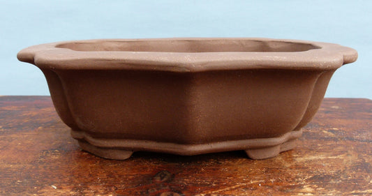 Bonsai Basics - Oval Unglazed Bonsai Pot - 12"