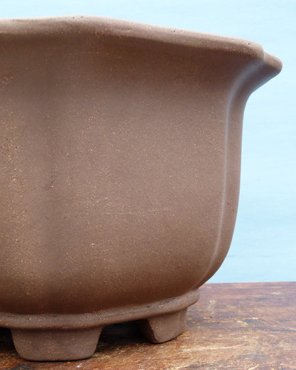 Bonsai Basics - Deep Round Unglazed Bonsai Pot - 15"