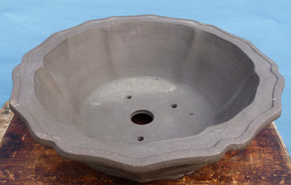 Bonsai Basics - Deep Round Unglazed Bonsai Pot