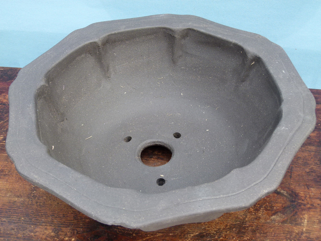 Bonsai Basics - Deep Round Unglazed Bonsai Pot