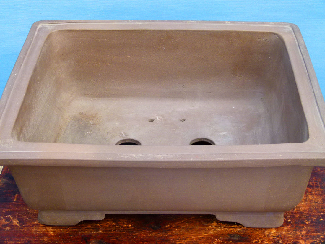 Bonsai Basics - Rectangular Unglazed Bonsai Pot