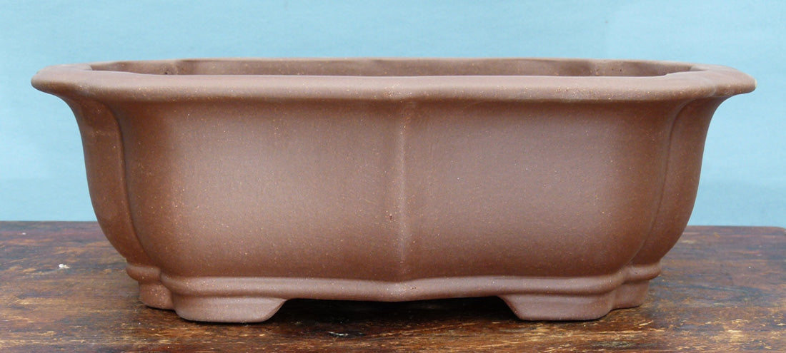 Deep Oval Unglazed Quality Bonsai Pot 