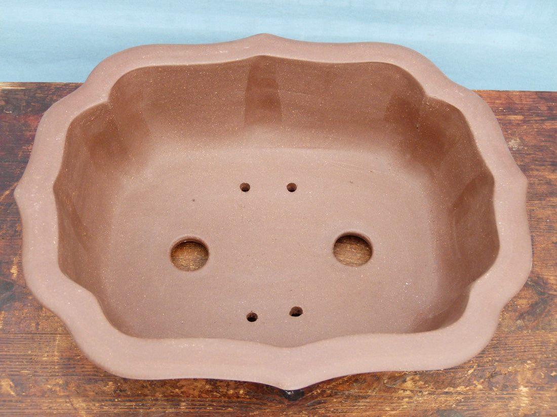 Deep Oval Unglazed Quality Bonsai Pot