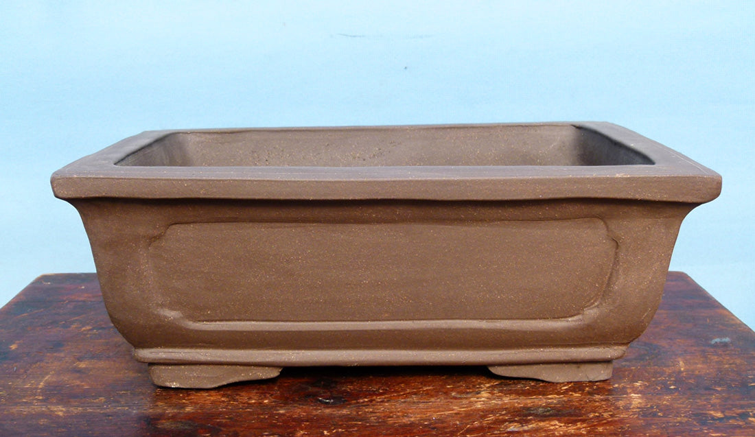 Bonsai Basics - Rectangular Unglazed Bonsai Pot