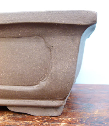 Bonsai Basics - Rectangular Unglazed Bonsai Pot 