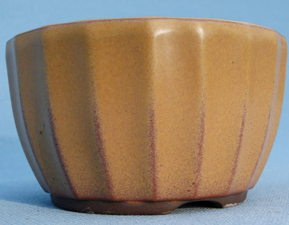 High Quality Japanese Glazed Round Bonsai Pot 