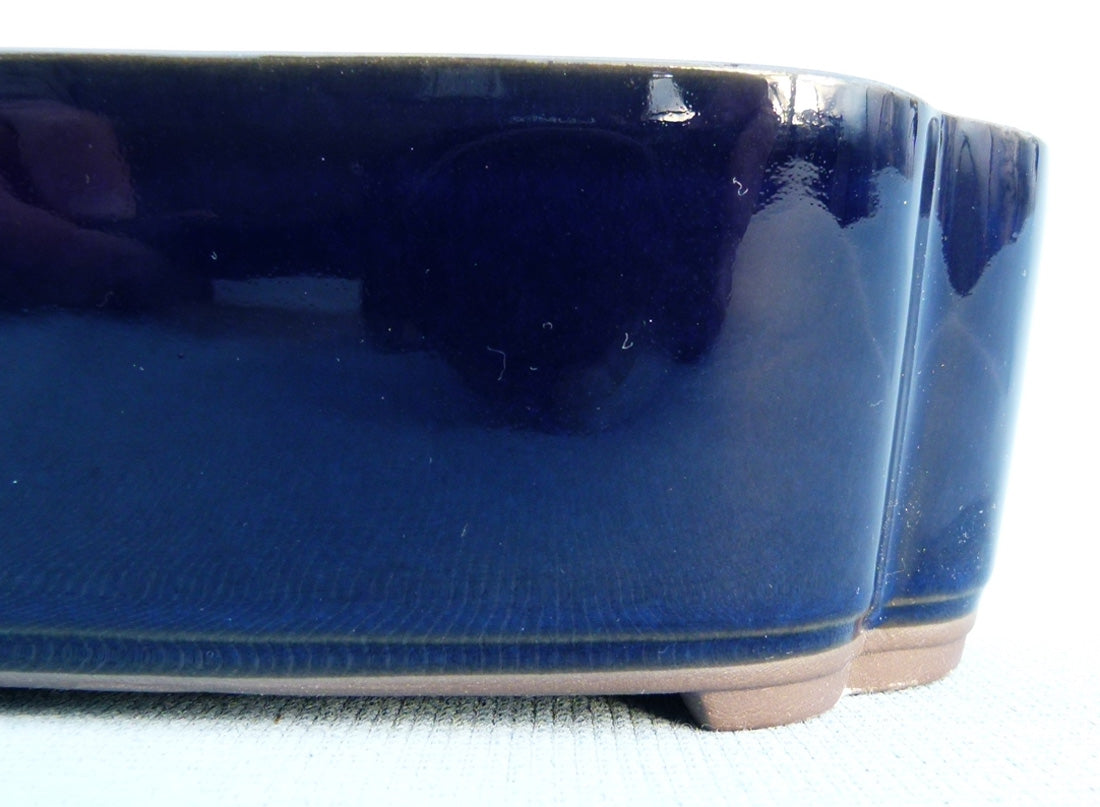 Rectangular Glazed Japanese Made Bonsai Pot