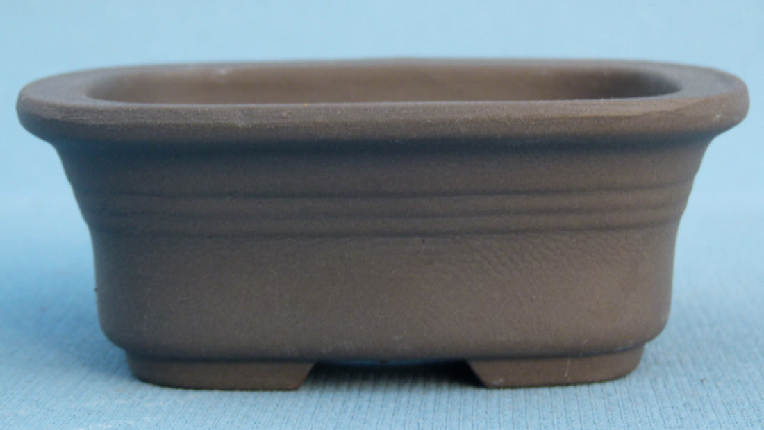 High Quality Japanese Unglazed Bonsai Pot - 4.5"