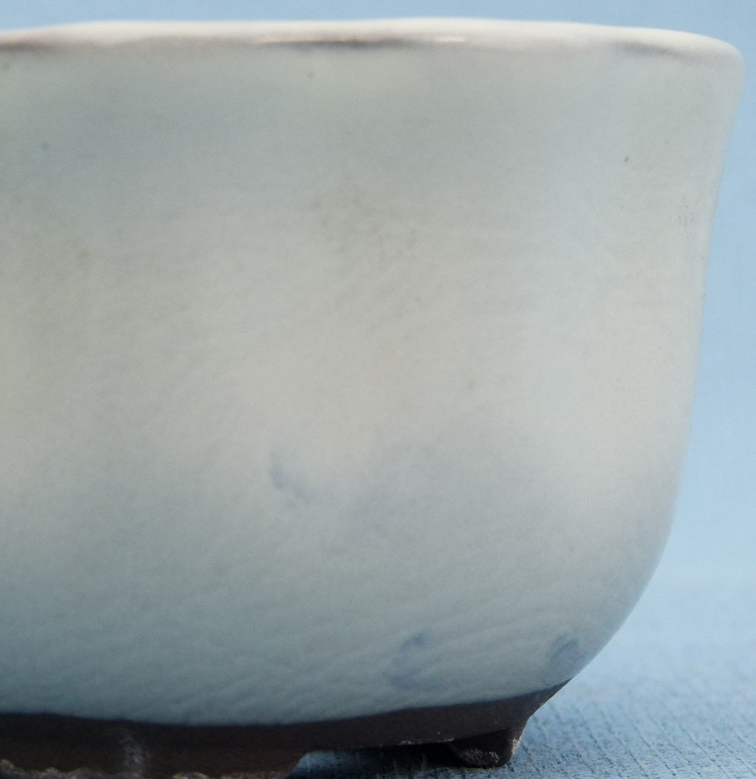 High Quality Japanese Glazed Round Bonsai Pot - 3"