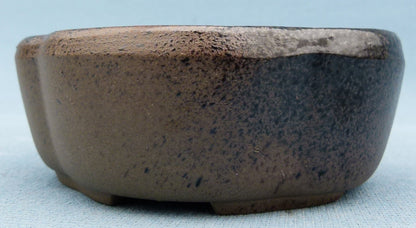 High Quality Japanese Unglazed Oval Bonsai Pot - 4.5"