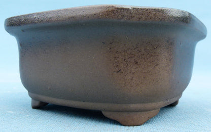 High Quality Japanese Unglazed Oval Bonsai Pot - 5"