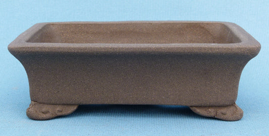 Rectangular Unglazed Bonsai Pot - 8"