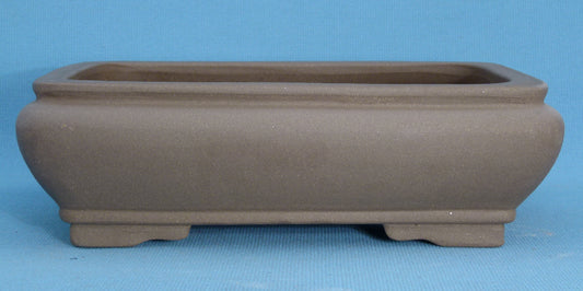 Rectangular Unglazed Bonsai Pot - 12"