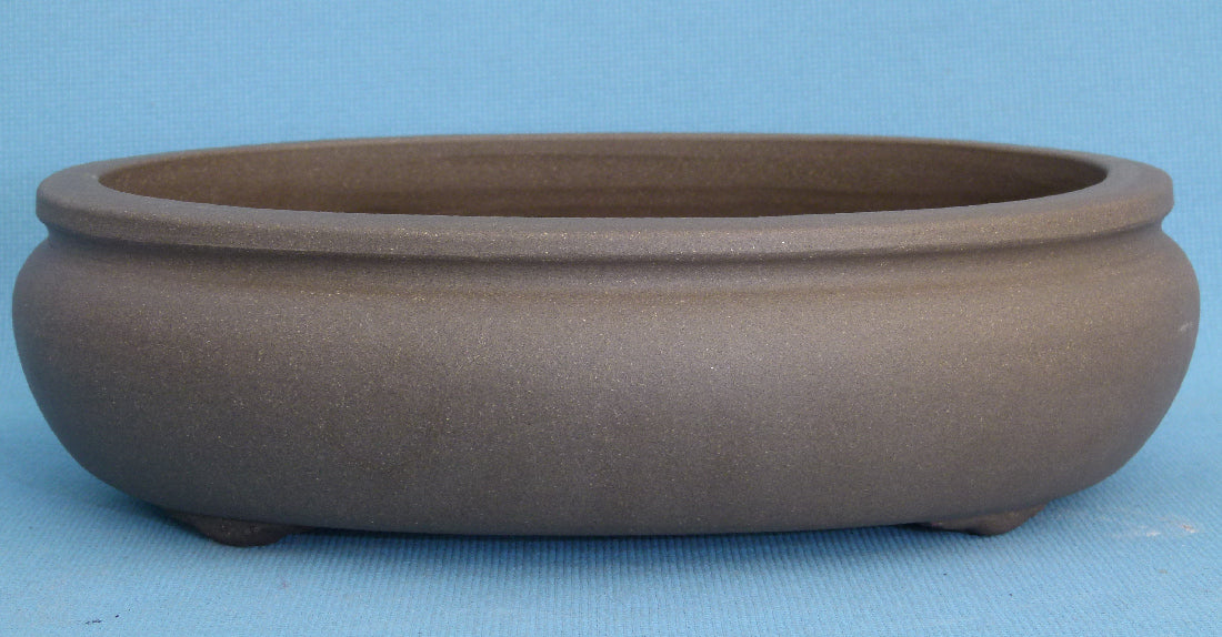 Oval Unglazed Bonsai Pot - 12"