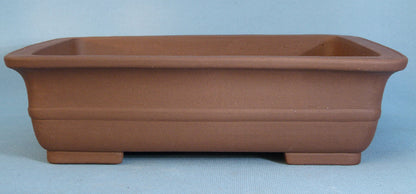 Rectangular Unglazed Quality Bonsai Pot - 17"