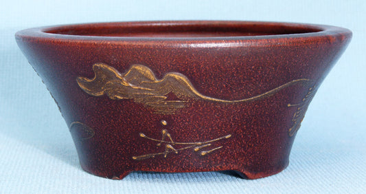 High Quality Hand Decorated Shohin Bonsai Pot