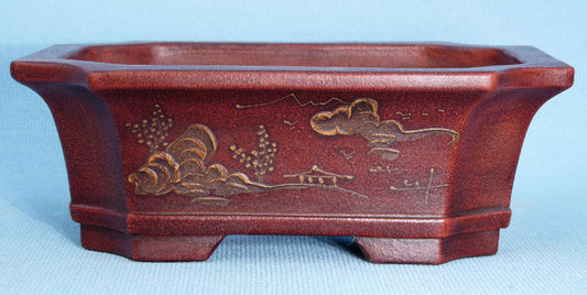 High Quality Hand Decorated Shohin Bonsai Pot