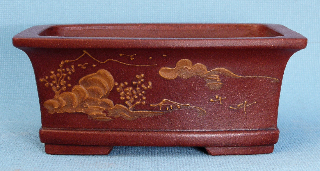 High Quality Hand Decorated Shohin Bonsai Pot