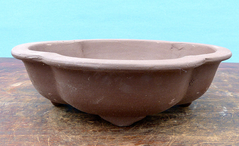Bonsai Basics - Oval Unglazed Bonsai Pot - 7" - Being hand made basic quality some finish, colour and size variations, minor distortions and marks can occur.
