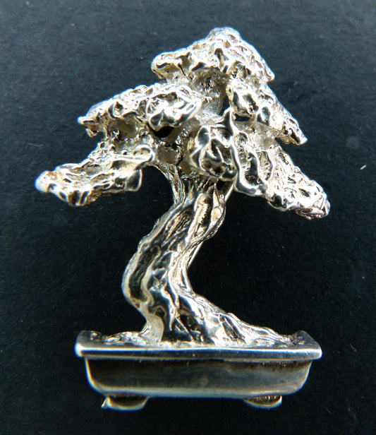 Bonsai Jewellery Sterling Silver Lapel Pin Brooch