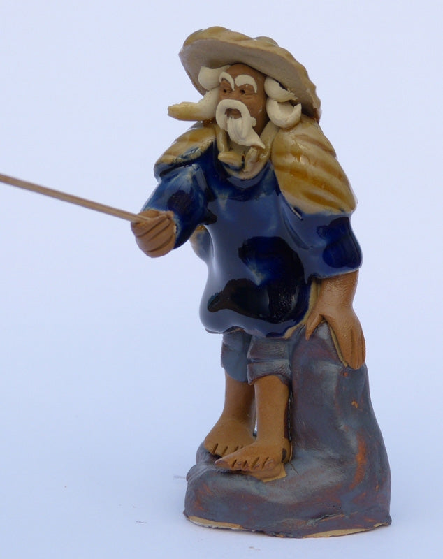 Fisherman - Traditional Chinese Shiwan Figure