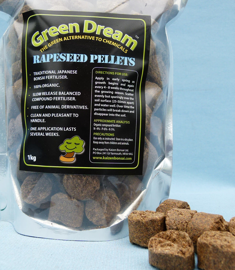 Rapeseed Natural Bonsai Fertiliser Pellets - 1Kg