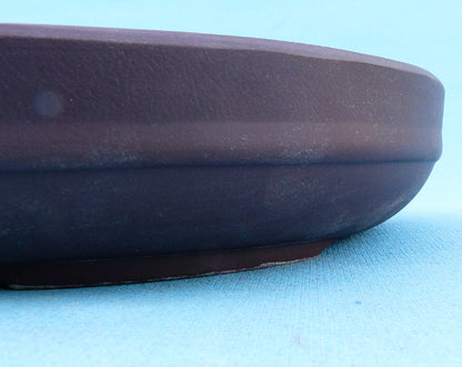 Japanese High Quality Unglazed Oval Bonsai Pot.
