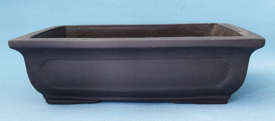 Rectangular Unglazed Bonsai Pot - 13"