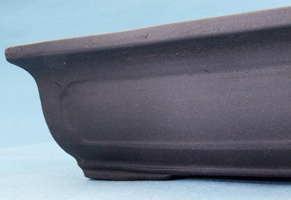 Rectangular Unglazed Bonsai Pot - 13"