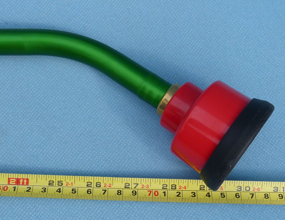 LONG - Overall length including hose tail